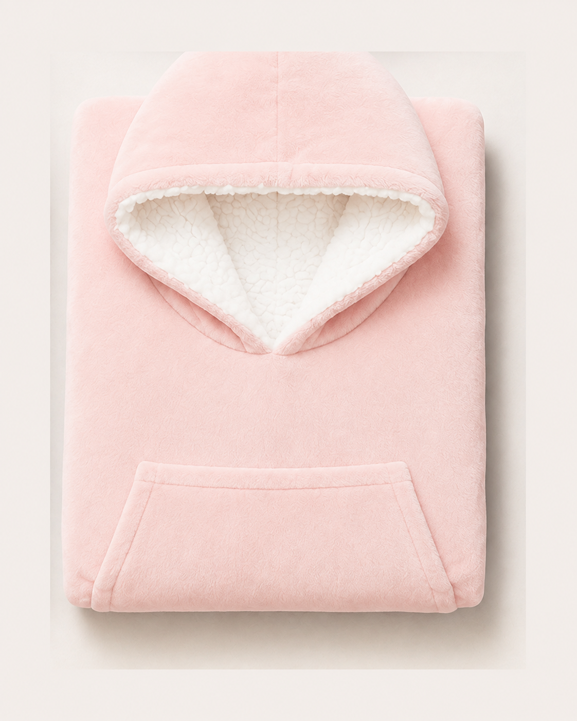 The Evenfold Wrap in Pink, folded
